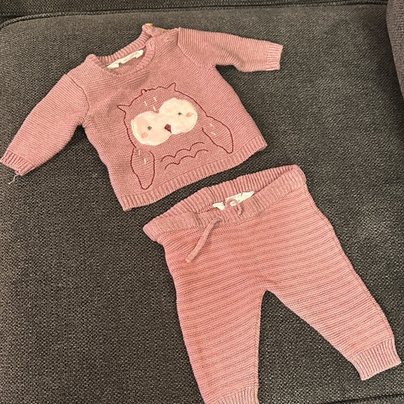 Rene Rofe Other - rene rofe baby owl sweater set - great condition